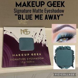 NWT Full Size MAKEUP GEEK Signature Matte Square Eyeshadow “BLUE ME AWAY”